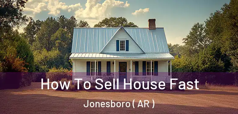  How To Sell House Fast Jonesboro ( AR )