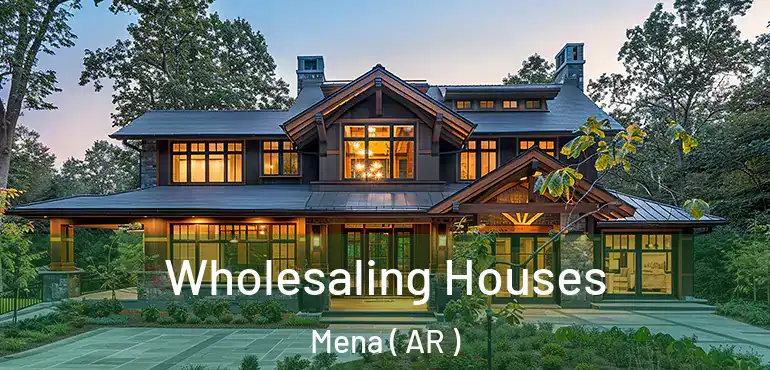 Wholesaling Houses Mena ( AR )